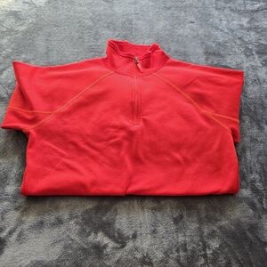 Marmot Red Quarter Zip Size Medium